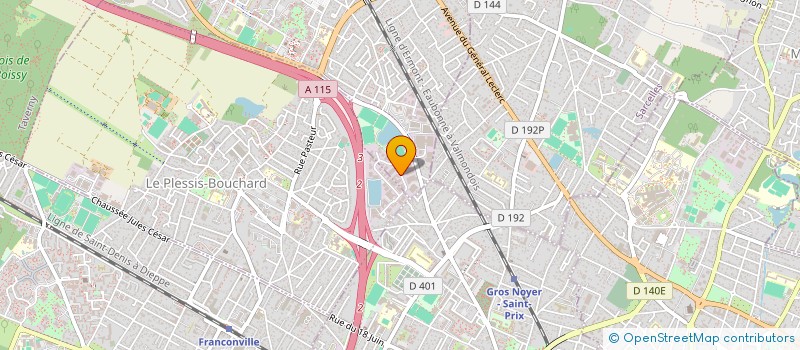 localisation de l'entreprise LES MARAIS  SAINT-LEU-LA-FORET