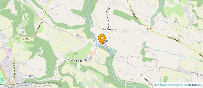 localisation de l'entreprise LES MARAIS à ROMAGNIEU
