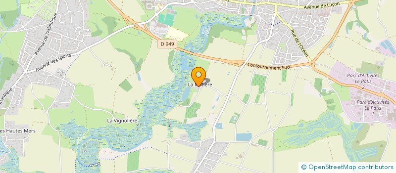 localisation de l'entreprise LES MARAIS  TALMONT-SAINT-HILAIRE