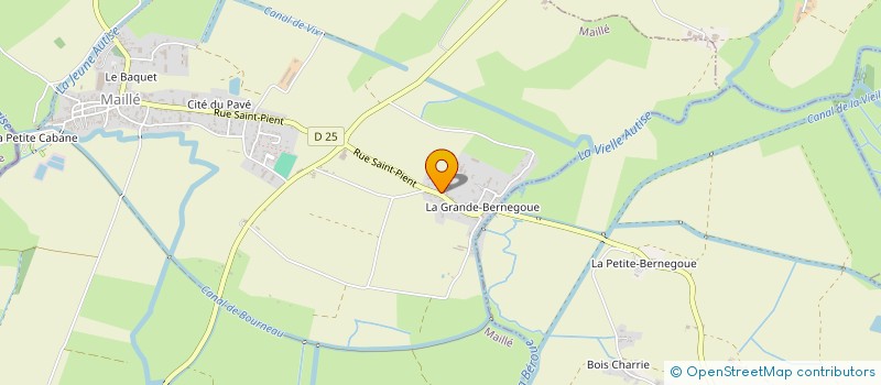 localisation de l'entreprise LES MARAIS DE L'AUTIZE à MAILLE