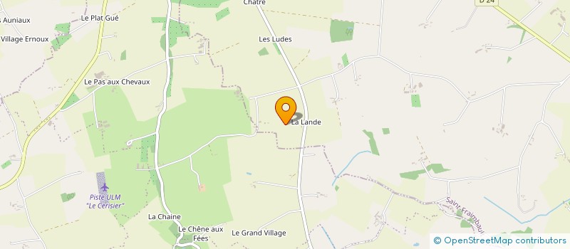 localisation de l'entreprise LES MARAIS DE LA SAUCERIE à SAINT MARS D'EGRENNE