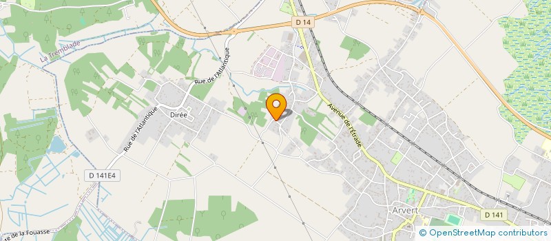 localisation de l'entreprise LES MARAIS DE LA SAUZE à ARVERT