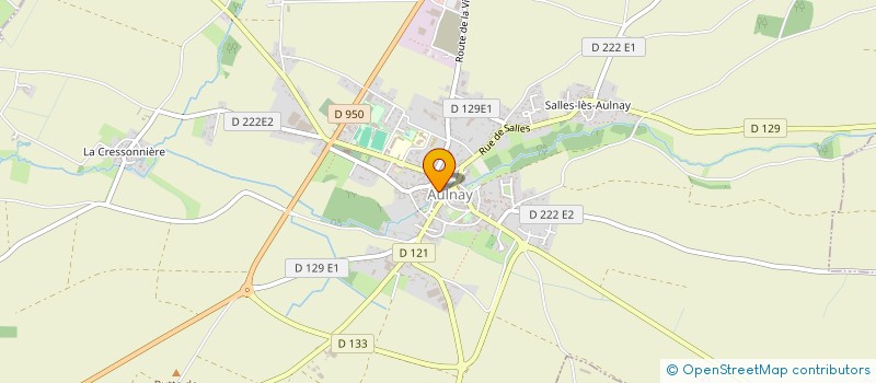 localisation de l'entreprise LES MARAIS DE MARCHERIOU  AULNAY