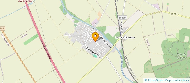 localisation de l'entreprise LES MARAIS DE TINQUEUX  LOIVRE