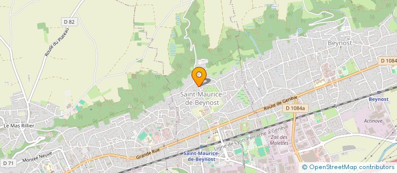 localisation de l'entreprise LES MARAIS DU BOUCHET  SAINT-MAURICE-DE-BEYNOST