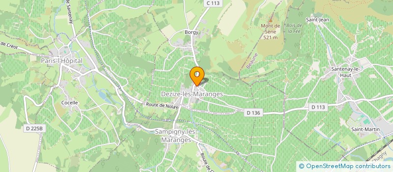 localisation de l'entreprise LES MARANGES  DEZIZE-LES-MARANGES