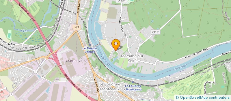 localisation de l'entreprise LES MARASCOS  MORSANG-SUR-SEINE