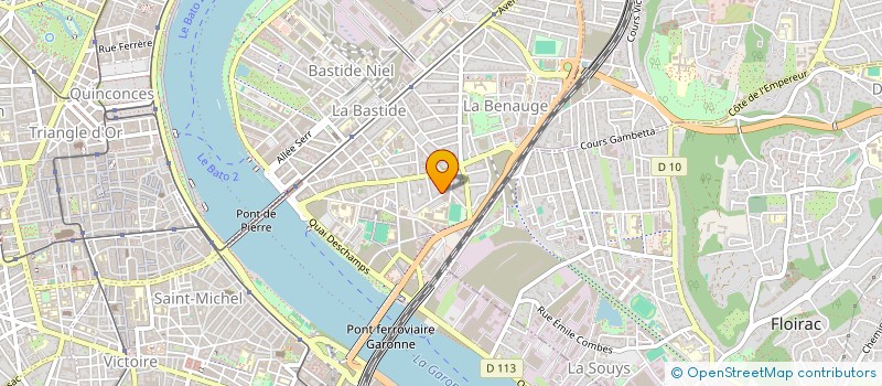 localisation de l'entreprise LES MARAUDEURS  BORDEAUX