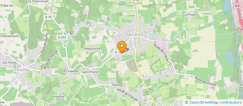 localisation de l'entreprise LES MARAUX  MORANCE