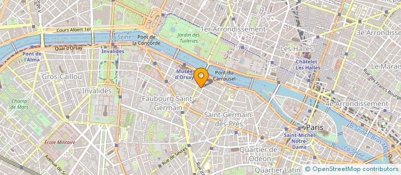 localisation de l'entreprise LES MARBRERIES DE LA SEINE à PARIS