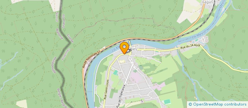 localisation de l'entreprise LES MARCASSINS  HAYBES