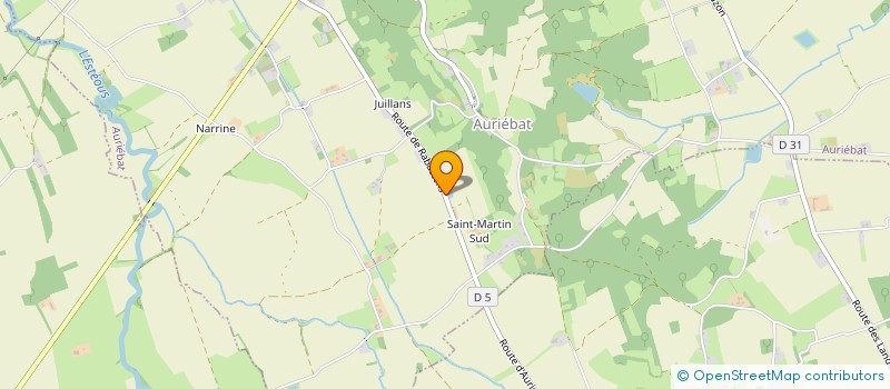 localisation de l'entreprise LES MARCELIANES  AURIEBAT