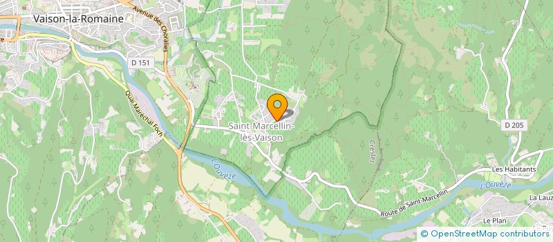 localisation de l'entreprise LES MARCELS  RASTEAU