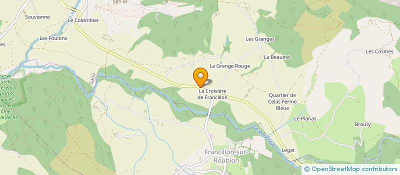 localisation de l'entreprise LES MARCELS  SAOU