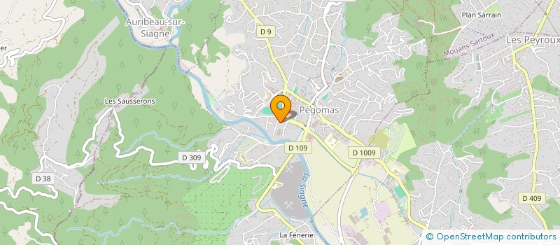 localisation de l'entreprise LES MARCELS  PEGOMAS