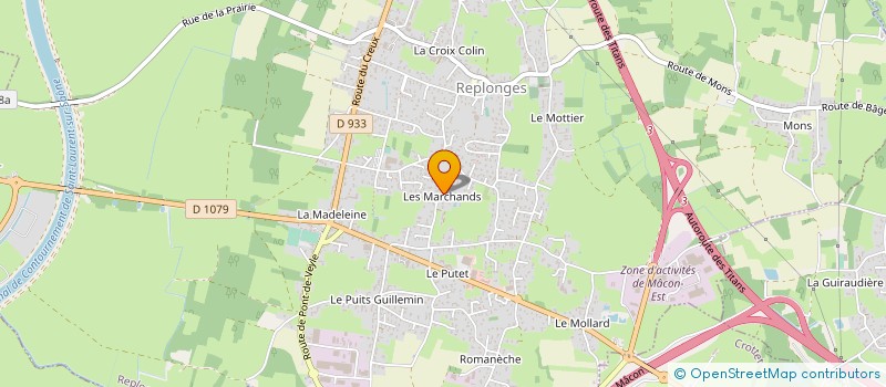 localisation de l'entreprise LES MARCHANDS à REPLONGES