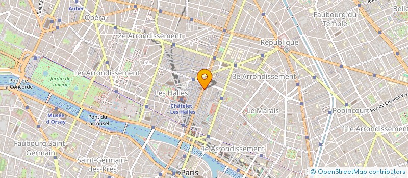 localisation de l'entreprise LES MARCHANDS DE COULEURS à PARIS