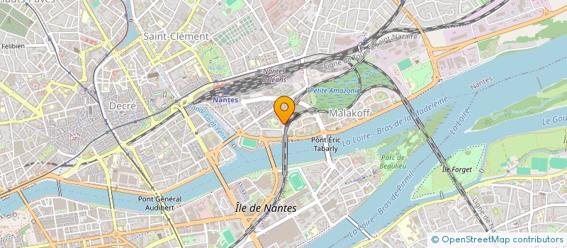 localisation de l'entreprise LES MARCHANDS DE SABLE (SCENOGRAPHIE ARCHITECTURE BATI ET LIEUX EXPERIMENTAUX) à NANTES