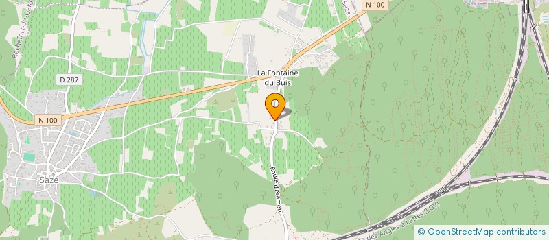 localisation de l'entreprise LES MARCHES  SAZE