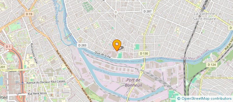 localisation de l'entreprise LES MARCHES DE PARIS CONNECTES à SAINT-MAUR-DES-FOSSES