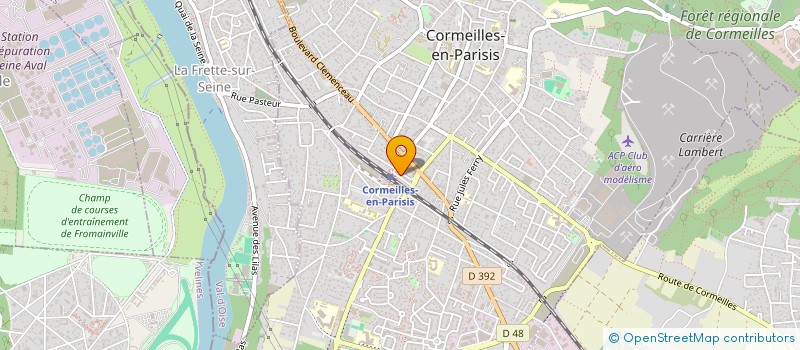 localisation de l'entreprise LES MARCHES DE POSEIDON à CORMEILLES-EN-PARISIS