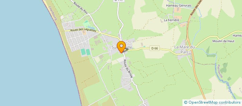 localisation de l'entreprise LES MARCHES DE SURTAINVILLE  SURTAINVILLE