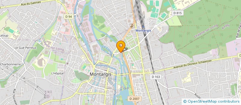 localisation de l'entreprise LES MARCHES DU SOLEIL à MONTARGIS