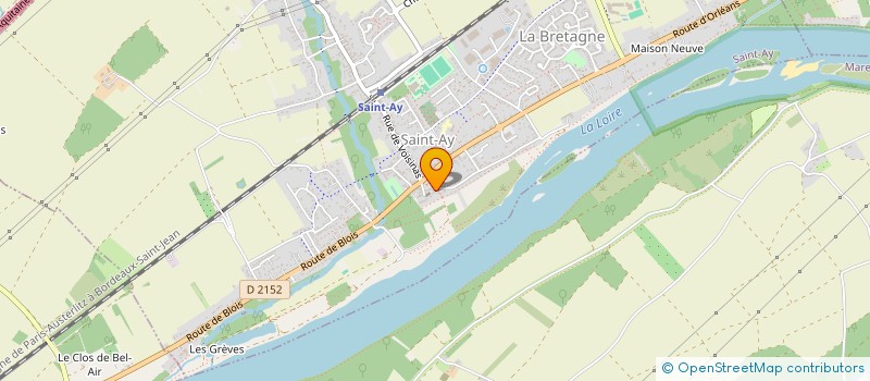 localisation de l'entreprise LES MARCHEURS AGYLIENS  SAINT-AY