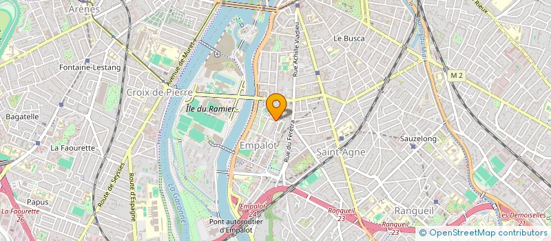 localisation de l'entreprise LES MARCHEURS DE L'ETERNITE  TOULOUSE