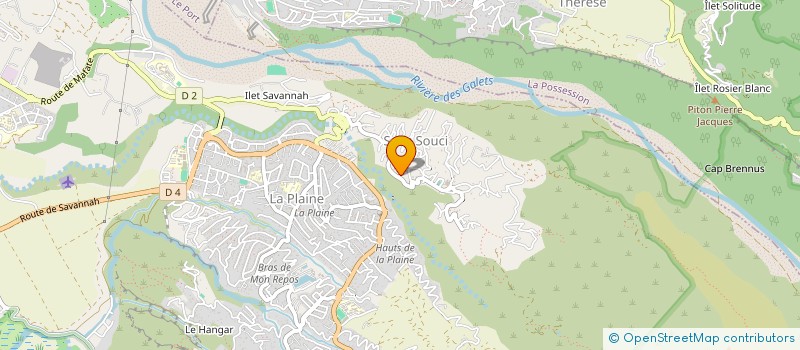 localisation de l'entreprise LES MARCHEURS EN 2VENIR  SAINT-PAUL