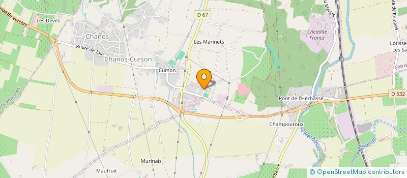 localisation de l'entreprise LES MARCHIS  CHANOS-CURSON