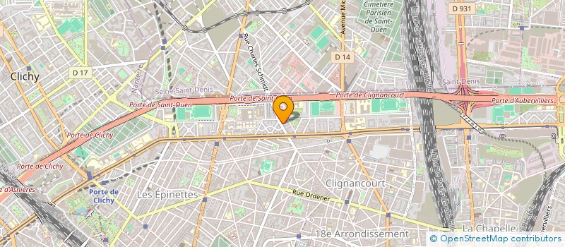 localisation de l'entreprise LES MAREES D'AFRIQUE à PARIS