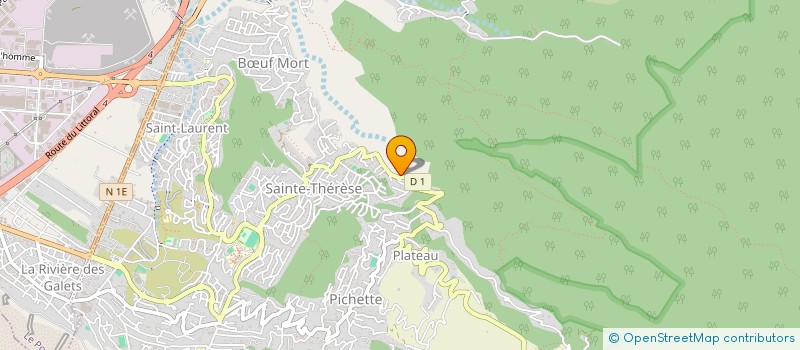 localisation de l'entreprise LES MARELLES à LA POSSESSION