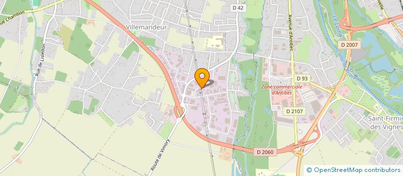 localisation de l'entreprise LES MARES à VILLEMANDEUR