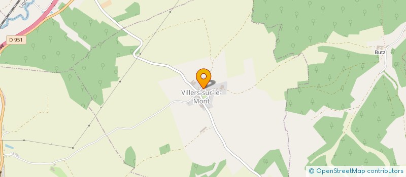 localisation de l'entreprise LES MARES  VILLERS-SUR-LE-MONT