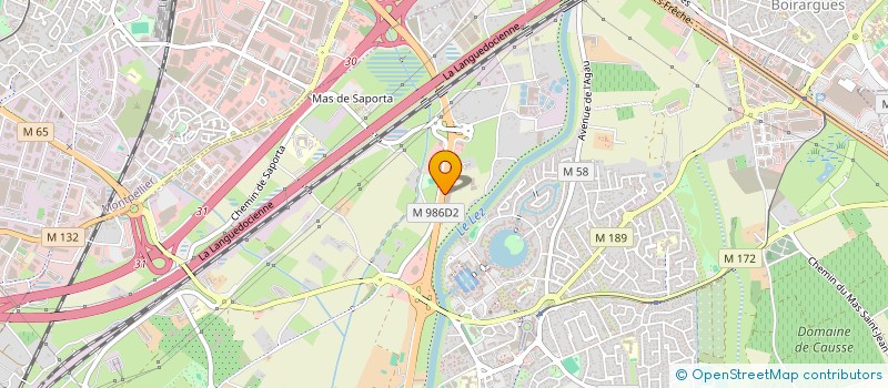 localisation de l'entreprise LES MARESTELLES à LATTES