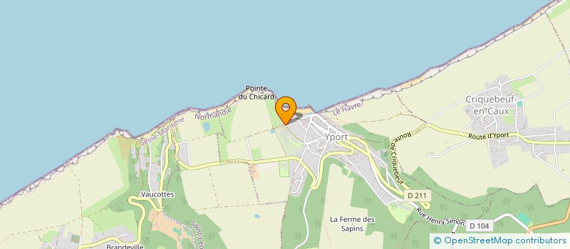 localisation de l'entreprise LES MARETTES D'YPORT  YPORT