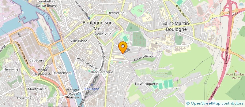 localisation de l'entreprise LES MARGATS DE LA LIBE à BOULOGNE-SUR-MER
