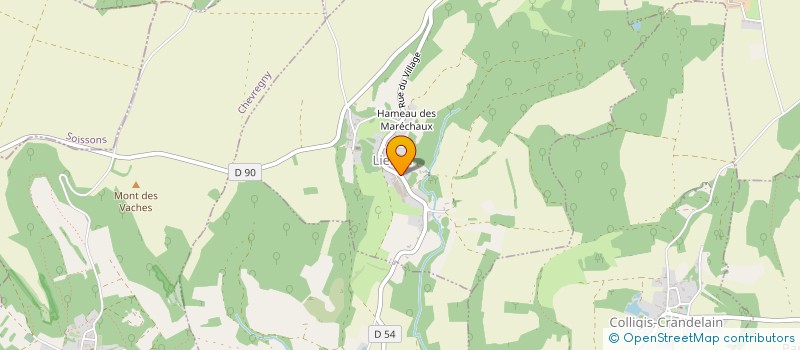 localisation de l'entreprise LES MARGOTTERIES  LIERVAL