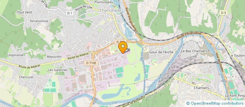 localisation de l'entreprise LES MARGOUILLATS  MARSAC-SUR-L'ISLE