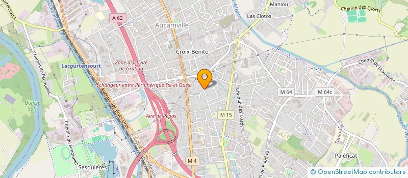 localisation de l'entreprise LES MARGUERITES  TOULOUSE