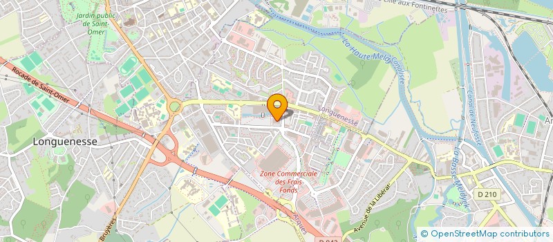 localisation de l'entreprise LES MARGUERITES  LONGUENESSE