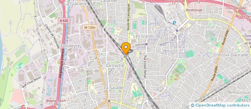 localisation de l'entreprise LES MARGUERITES à TOULOUSE
