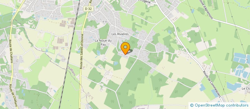 localisation de l'entreprise LES MARGUERITES à CHALLANS