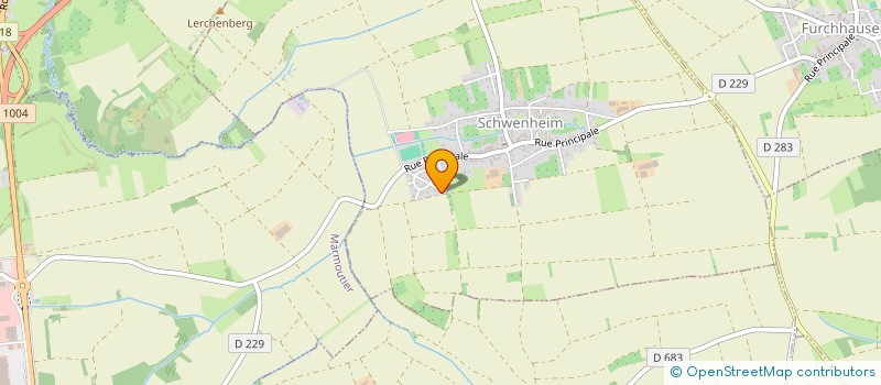 localisation de l'entreprise LES MARGUERITES  SCHWENHEIM