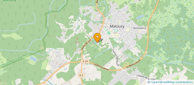 localisation de l'entreprise LES MARGUERITES à MATOURY