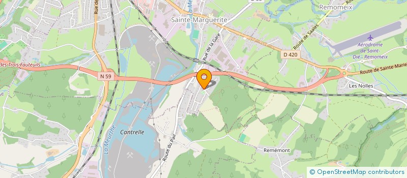 localisation de l'entreprise LES MARGUERITES  SAINTE-MARGUERITE