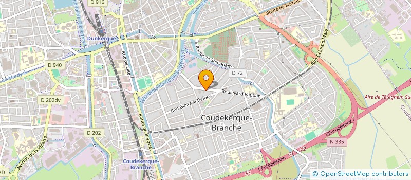 localisation de l'entreprise LES MARGUERITES DE PUISAYE  COUDEKERQUE-BRANCHE