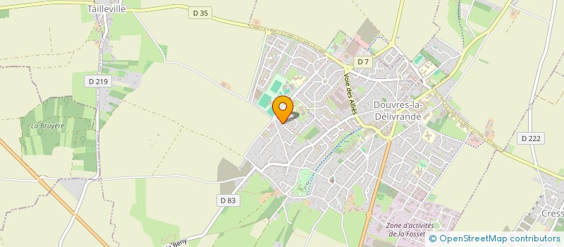 localisation de l'entreprise LES MARIAGES DE FLORIANE  DOUVRES-LA-DELIVRANDE