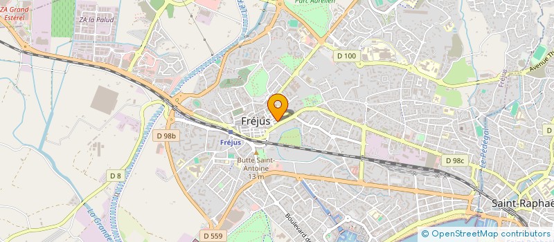 localisation de l'entreprise LES MARIALINES à FREJUS